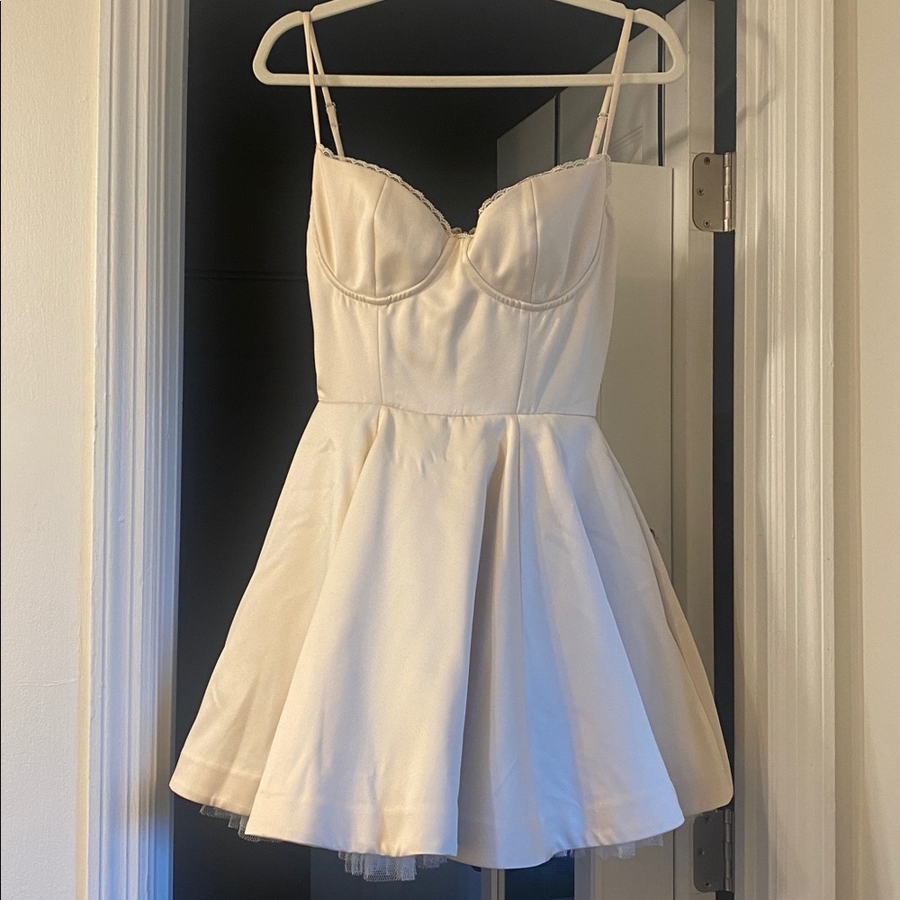 House of CB Minimoiselle Dress in Ivory | Size S - FULLER CUP | NWT